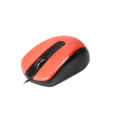 Миша оптична, USB, червона
