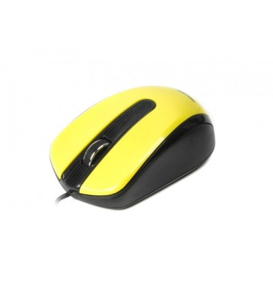 Миша оптична, USB, жовта