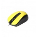 Мышь оптическая, USB, желтая