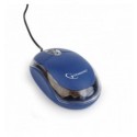 Оптическая мышь, USB интерфейс, синий цвет