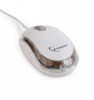 Оптическая мышь, USB интерфейс, белый цвет