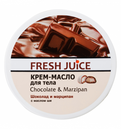 Крем-масло для тела Fresh Juice Шоколад и марципан с маслом ши 225мл