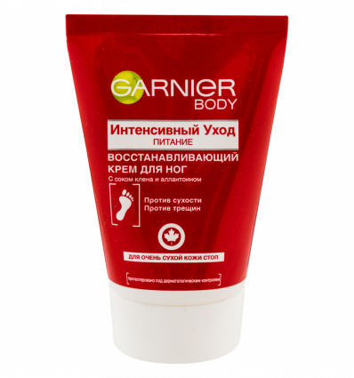 Крем для ніг Garnier Body Інтенсивний догляд та живлення 100мл