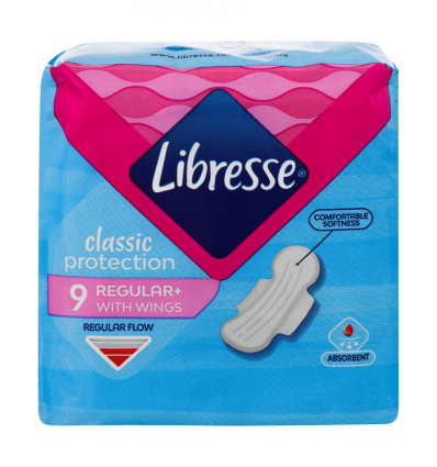 Прокладки Libresse Classic Protection Regular+ 9шт/уп