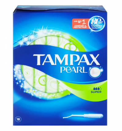 Тампони Tampax Pearl Super гігієнічні з аплікатором 18шт
