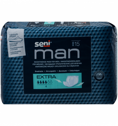 Прокладки урологічні Seni Man Extra чоловічі 15шт/уп