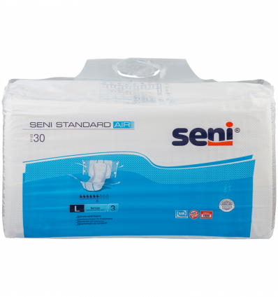 Подгузники Seni Standard air large для взрослых 30шт