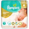 Пiдгузки Pampers Premium Care Newborn дитячі 1 розмір 2-5кг 78шт