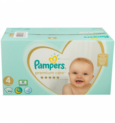 Подгузники Pampers Premium Care Maxi 4 размер для детей 8-14кг 104шт