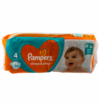 Підгузки Pampers Sleep&Play Maxi 4 розмір 7-14кг 50шт