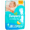 Підгузки Pampers Active Baby-Dry 4 розмір для дітей 8-14кг 76шт