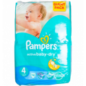 Подгузники Pampers Active Baby-Dry 4 размер для детей 8-14кг 76шт