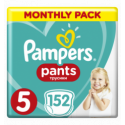 Подгузники-трусики Pampers Pants 5 размер для детей 12-17кг 152шт