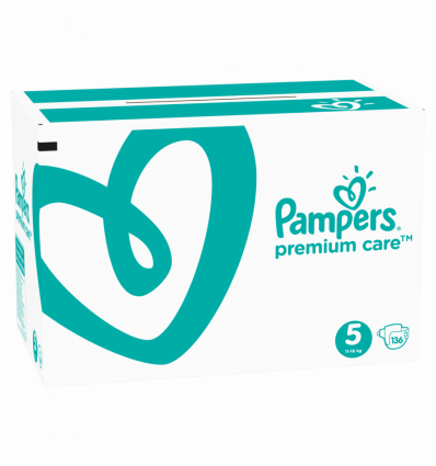 Подгузники-трусики Pampers Prem Care 5 размер для детей 11-16кг 136шт
