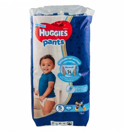 Підгузки-трусики Huggies Pants для хлопчиків 5 розмір 12-17кг 44шт