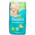 Подгузники Pampers Active Baby-Dry 5 размер для детей 11-18кг 64шт