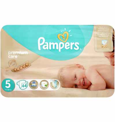 Підгузки Pampers Premium Care Junior 5 розмір 11-16кг 44шт