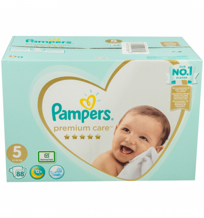 Подгузники Pampers Premium Care Junior 5размер для детей 11-16кг 88шт
