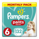 Підгузки-трусики Pampers Pants 6 розмір для дітей 15+кг 132шт