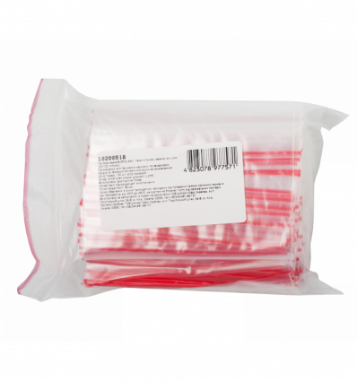 Пакет-струна з замком Zip-Lock 100*100 мм, 100 шт ( 10200518 )