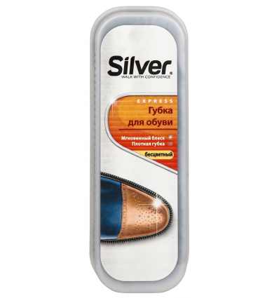 Губка Silver Expres додає блиск всім видам виробів з текстилю 1шт