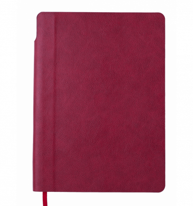 Блокнот діловий FRESH, А5, 96 арк., крапка, т.-червний, шт.шкіра ( BM.295311-13 )