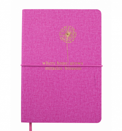 Блокнот діловий NICE, А5, 96арк крапка малиновий штучна шкіра ( BM.295315-29 )