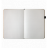 Блокнот діловий RECORD, А5, 96 арк., крапка, сірий, шт.шкіра ( BM.295310-09 )