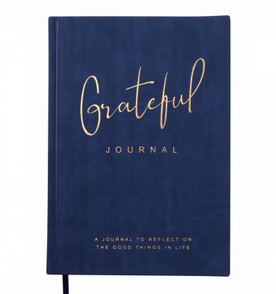 Блокнот діловий GRATEFUL, А5, 96 арк., лінія, синій, шт.шкіра