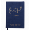 Блокнот деловой GRATEFUL, А5, 96 л., линия, синий. иск.кожа