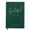 Блокнот деловой GRATEFUL, А5, 96 л., линия, т.-зеленый, иск.кожа