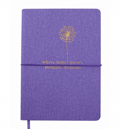Блокнот діловий NICE, А5, 96 арк., лінія, фіолетовий, шт.шкіра ( BM.295215-07 )