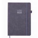 Блокнот діловий RESPECT, А5, 96 арк., лінія, сірий, шт.шкіра ( BM.295208-09 )