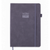 Блокнот діловий RESPECT, А5, 96 арк., лінія, сірий, шт.шкіра ( BM.295208-09 )