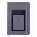 Блокнот діловий COMFORT, А5, 96 арк., лінія, сірий, шт.шкіра ( BM.295209-09 )