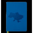 Блокнот деловой UKRAINE BM.295120-02, А5, 96л., клетка, иск. кожа, синий