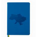 Блокнот діловий UKRAINE, А5, 96 арк., клітинка, синій, шт.шкіра