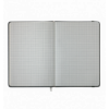 Блокнот діловий LIBRETA, А5, 96арк клітинка чорний штучна шкіра ( BM.295117-01 )
