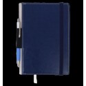 Блокнот деловой CODE BM.295106-03, L2U, А5, 96 л., клетка, т.-синий, иск.кожа