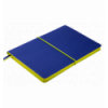 Блокнот діловий UNIQUE, А5, 96 арк., клітинка, синій з жовтим, шт.шкіра