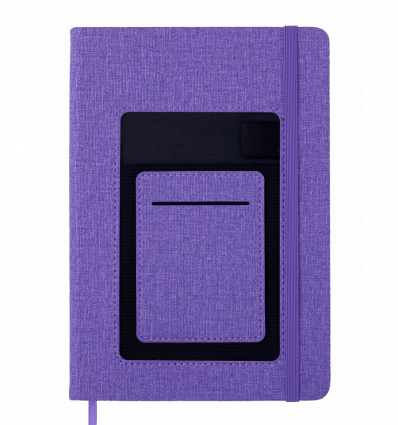Блокнот діловий COMFORT, А5, 96 арк., нелінов., фіолетовий, шт.шкіра ( BM.295009-07 )