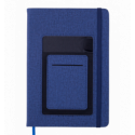 Блокнот діловий COMFORT, А5, 96 арк., нелінов., синій, шт.шкіра ( BM.295009-02 )