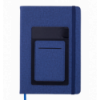 Блокнот діловий COMFORT, А5, 96 арк., нелінов., синій, шт.шкіра ( BM.295009-02 )