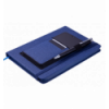 Блокнот діловий COMFORT, А5, 96 арк., нелінов., синій, шт.шкіра ( BM.295009-02 )