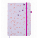 Блокнот діловий RELAX, А5, 96 арк, нелінов., білий, шт.шкіра ( BM.295001-12 )