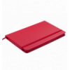 Блокнот деловой PROFY, L2U, 125x195 мм, 80 л., клетка, красный, иск.кожа