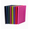 Блокнот діловий PROFY, L2U, 125x195 мм, 80 арк., клітинка, рожевий, шт.шкіра