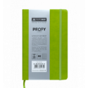 Блокнот деловой PROFY, L2U, 125x195 мм, 80 л., клетка, салатовый, иск.кожа