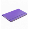Блокнот деловой STRONG, L2U, 125x195 мм, 80 л., клетка, фиолетовый, иск.кожа