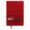 Блокнот діловий BRIEF, L2U, А5, 96 арк., лінія, червоний, шт.шкіра ( BM.295204-05 )